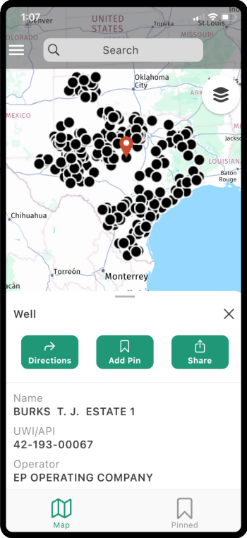 GeoActivity Well Finder